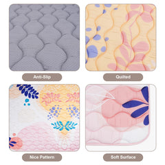 Haleeone baby play mat machine washable for convenient cleaning