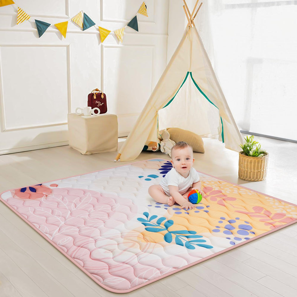 Haleeone baby play mat portable surface ideal for travel