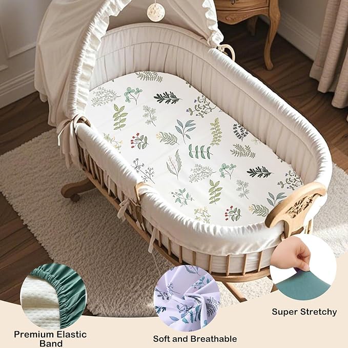 Haleeone halo bassinet / 4moms sleeper compatible sheet setup