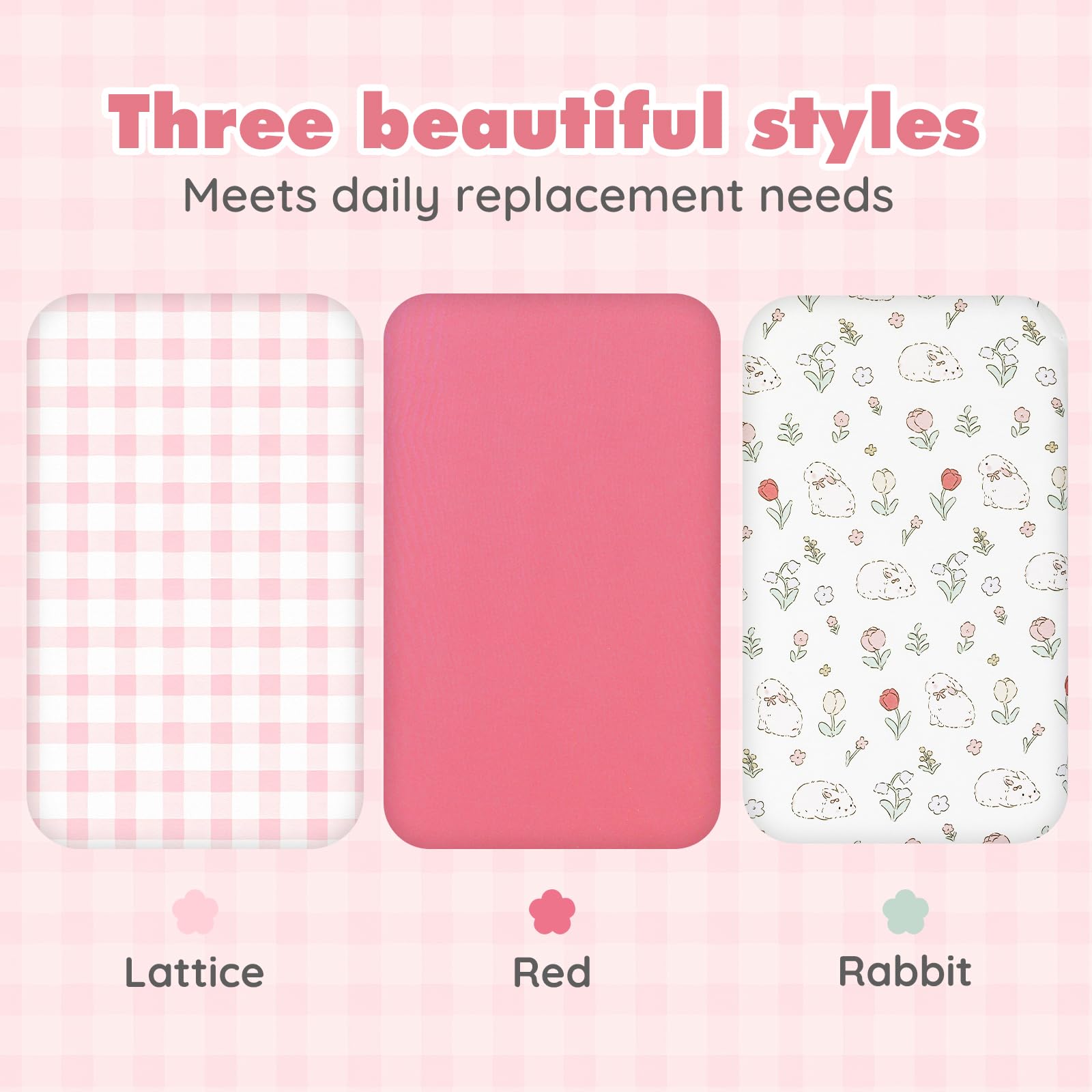 Haleeone breathable jersey cotton sheet keeps baby cool during naps.