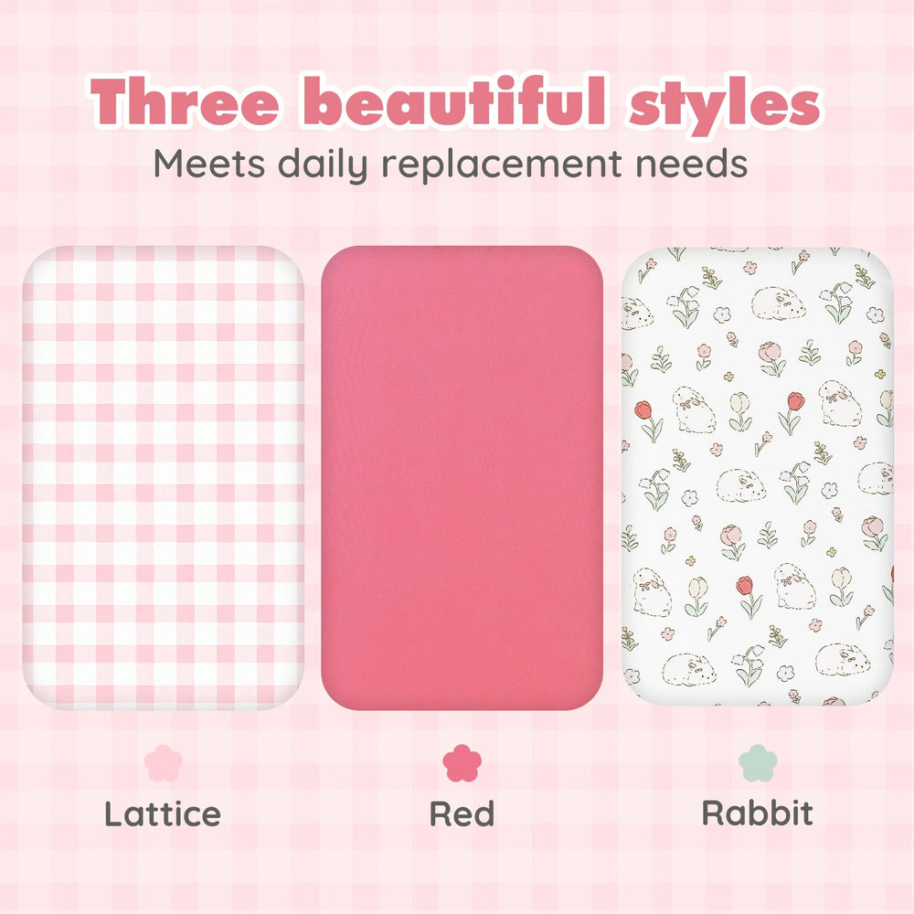 Stretchy Haleeone design keeps fabric smooth as baby moves