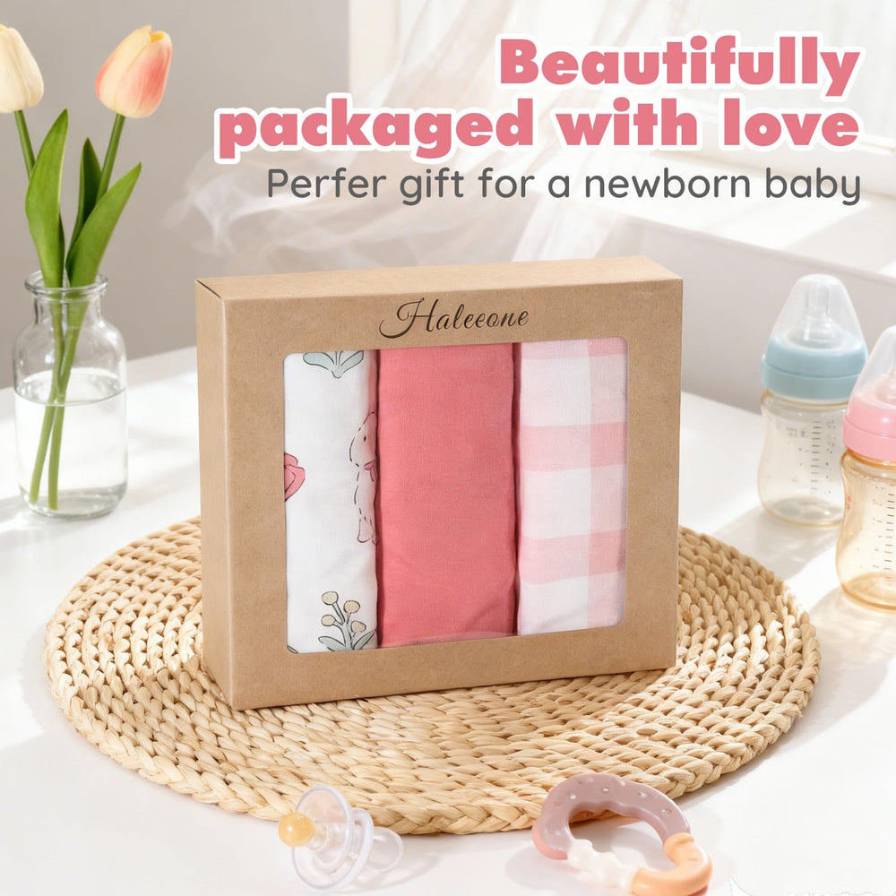 Gift-ready packaging by Haleeone includes three unique patterns for easy changes.