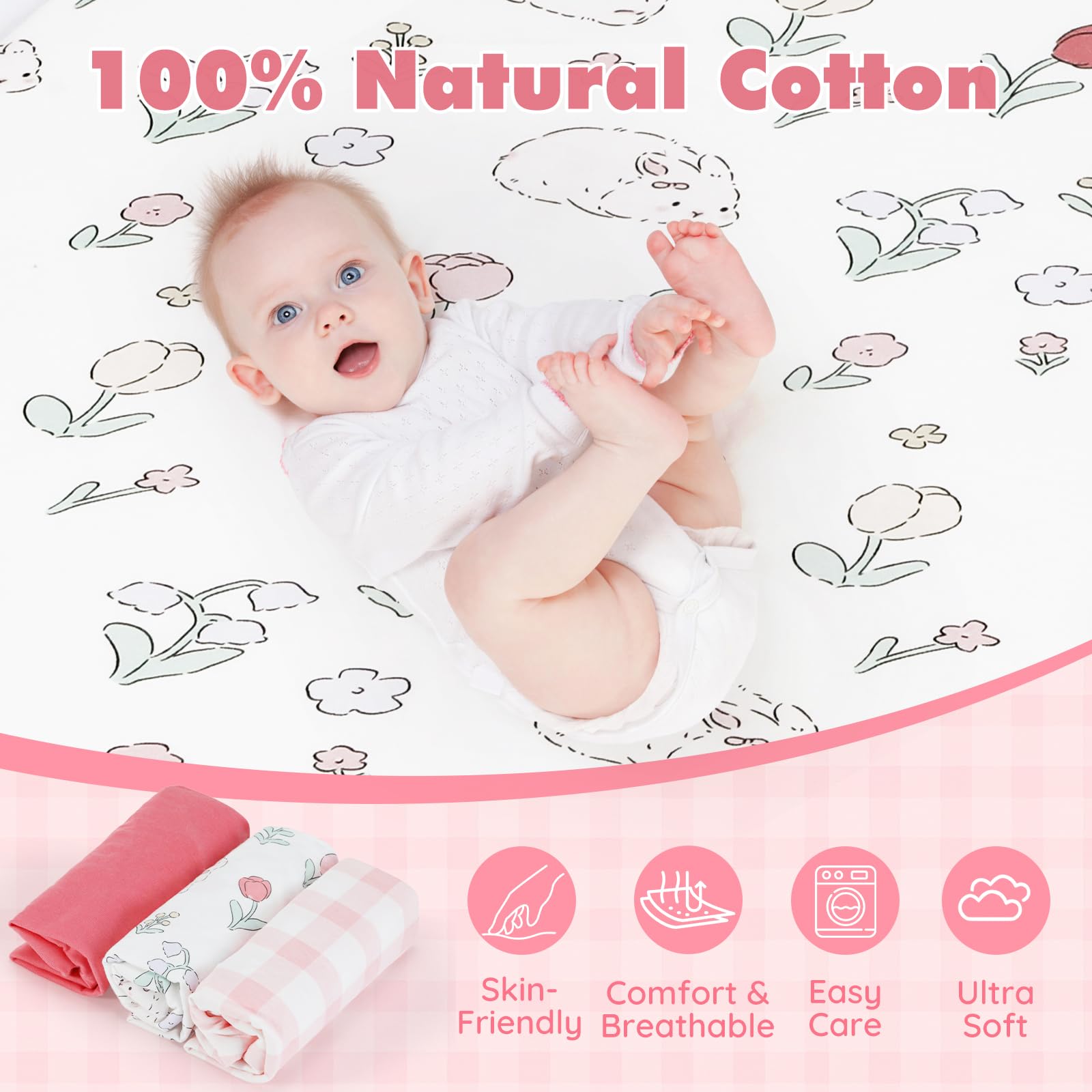 Haleeone jersey cotton sheets are breathable and soft for day and night use.