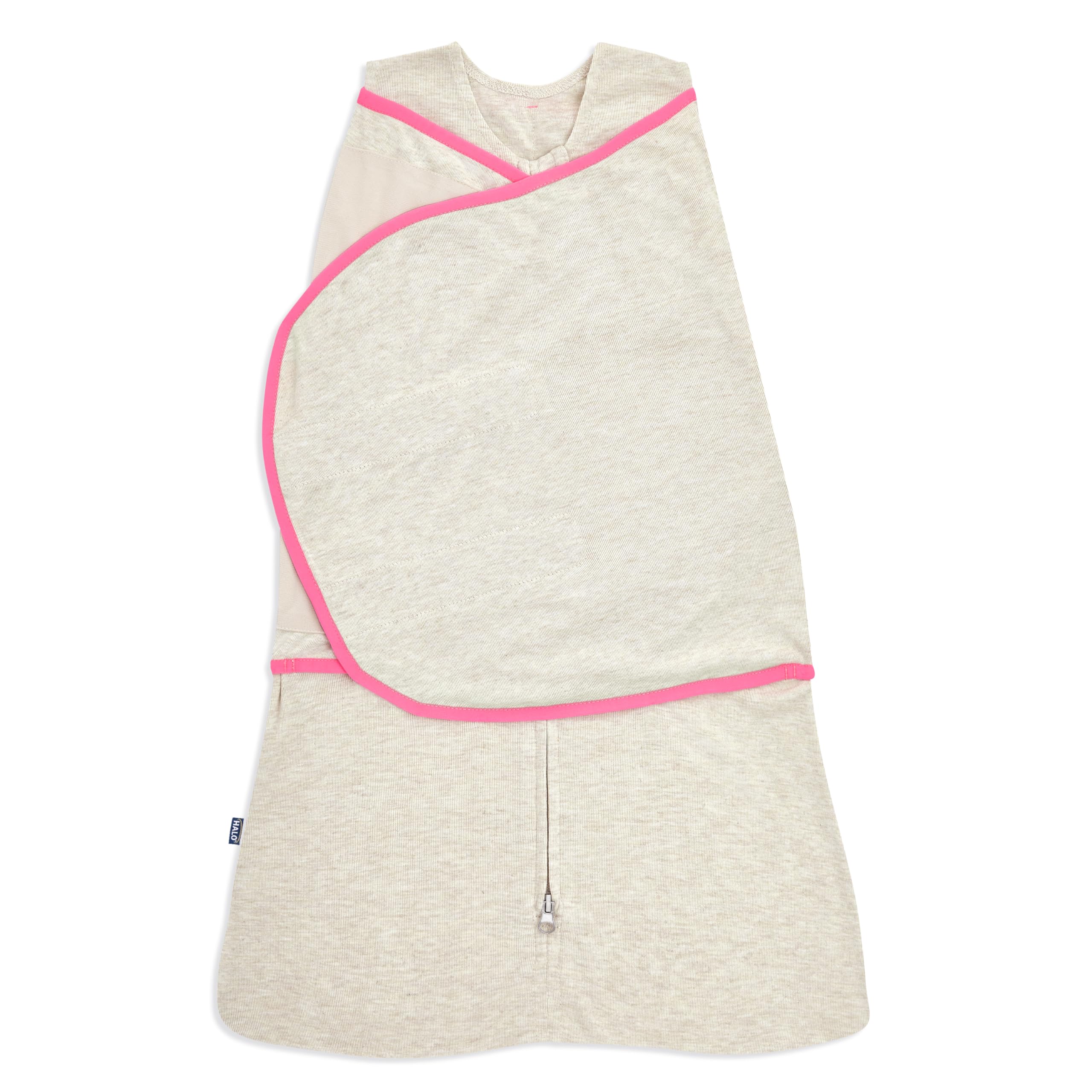 HALO Sleepsack Swaddle 3-Way Arm-In keeps baby snug for calm naps.