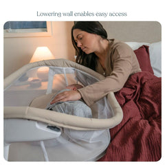 HALO BassiNest Lite portable design for room-to-room use.