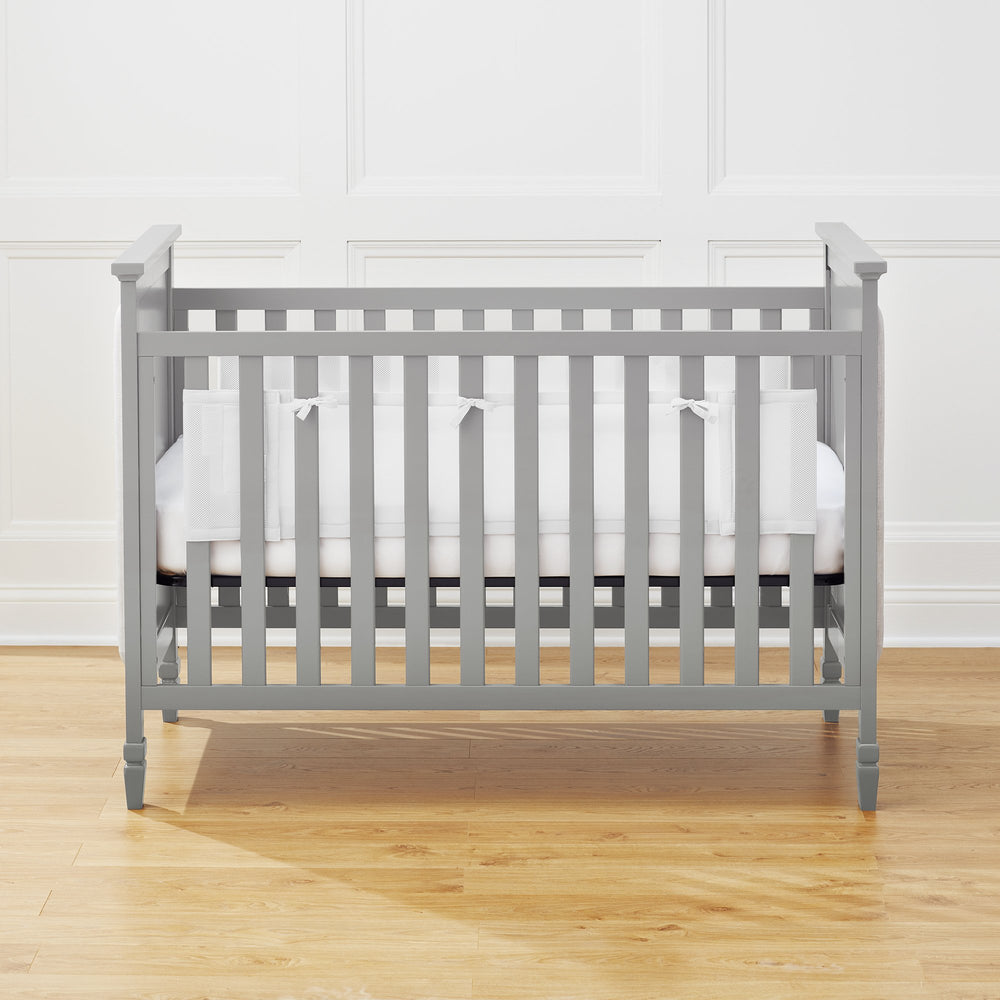 HALO BreathableBaby 3mm mesh technology maintains crib airflow