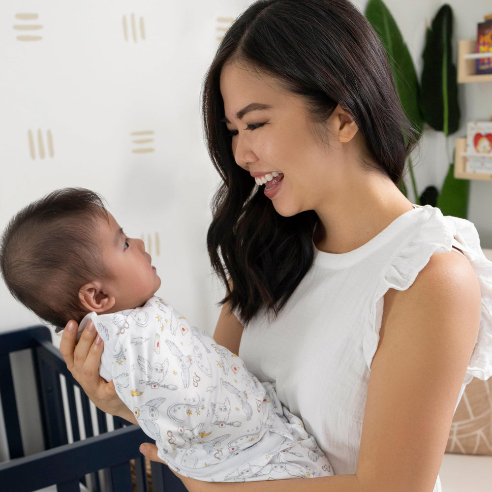 HALO Harry Potter Sleepsack Swaddle arm openings for secure, comfortable wear.
