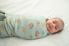 HALO Lion King Friends Sleepsack demonstrates 3-way arm adjustment options