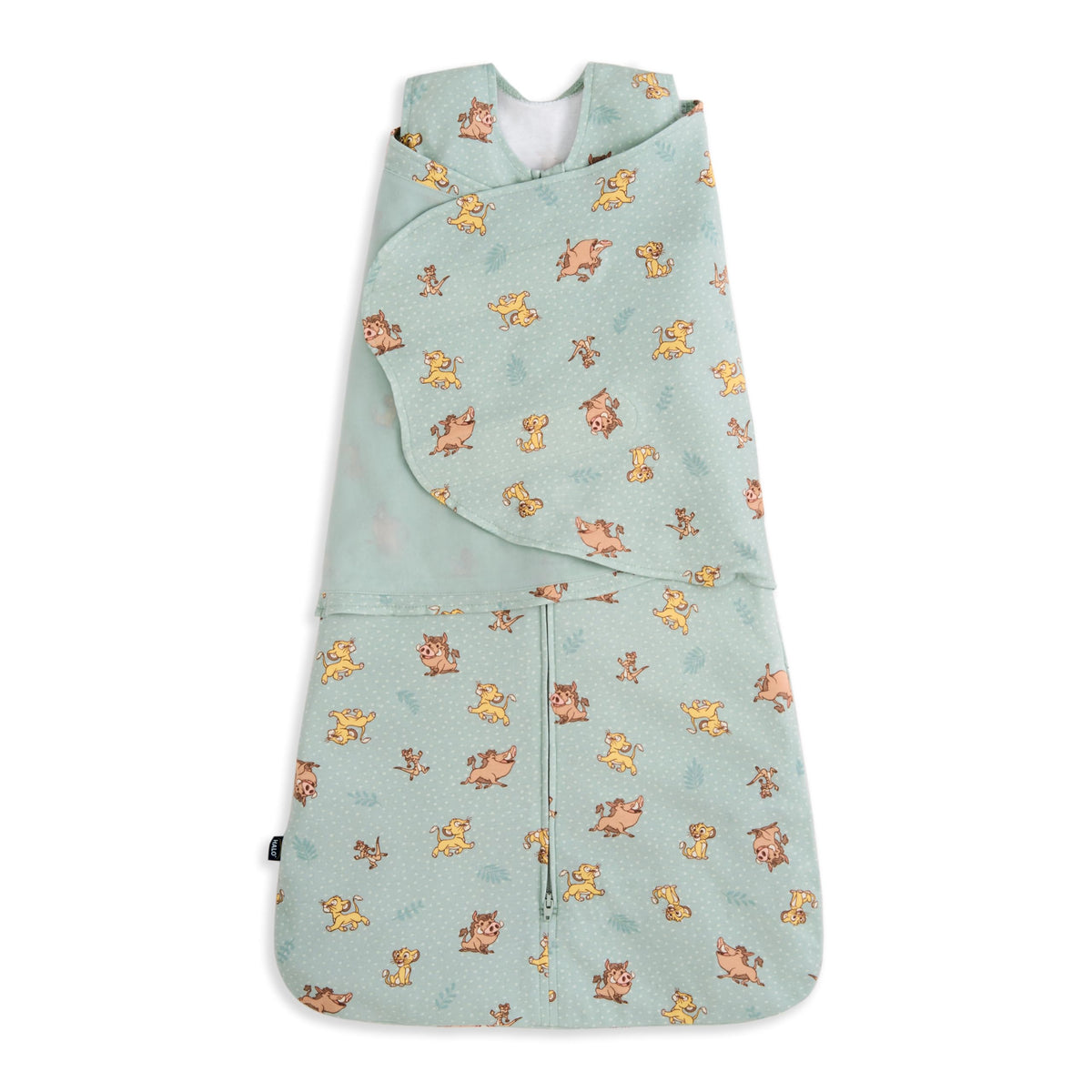HALO Lion King Friends Sleepsack front view for safe, cozy newborn sleep