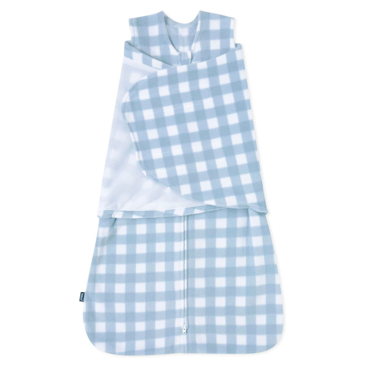 HALO micro-fleece sleepsack swaddle arms in for secure sleep and growth-friendly positioning