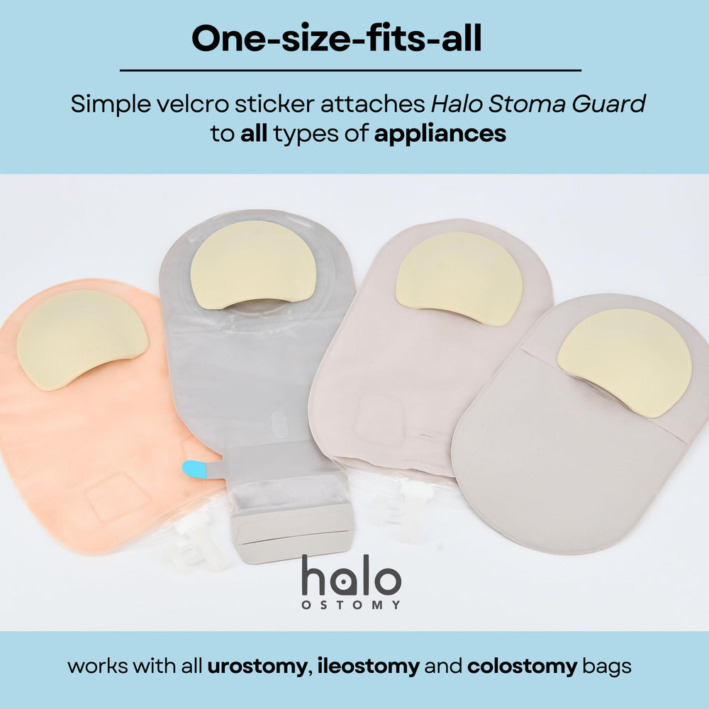 Halo Ostomy Stoma Guard is waterproof and shower-safe for confident use.
