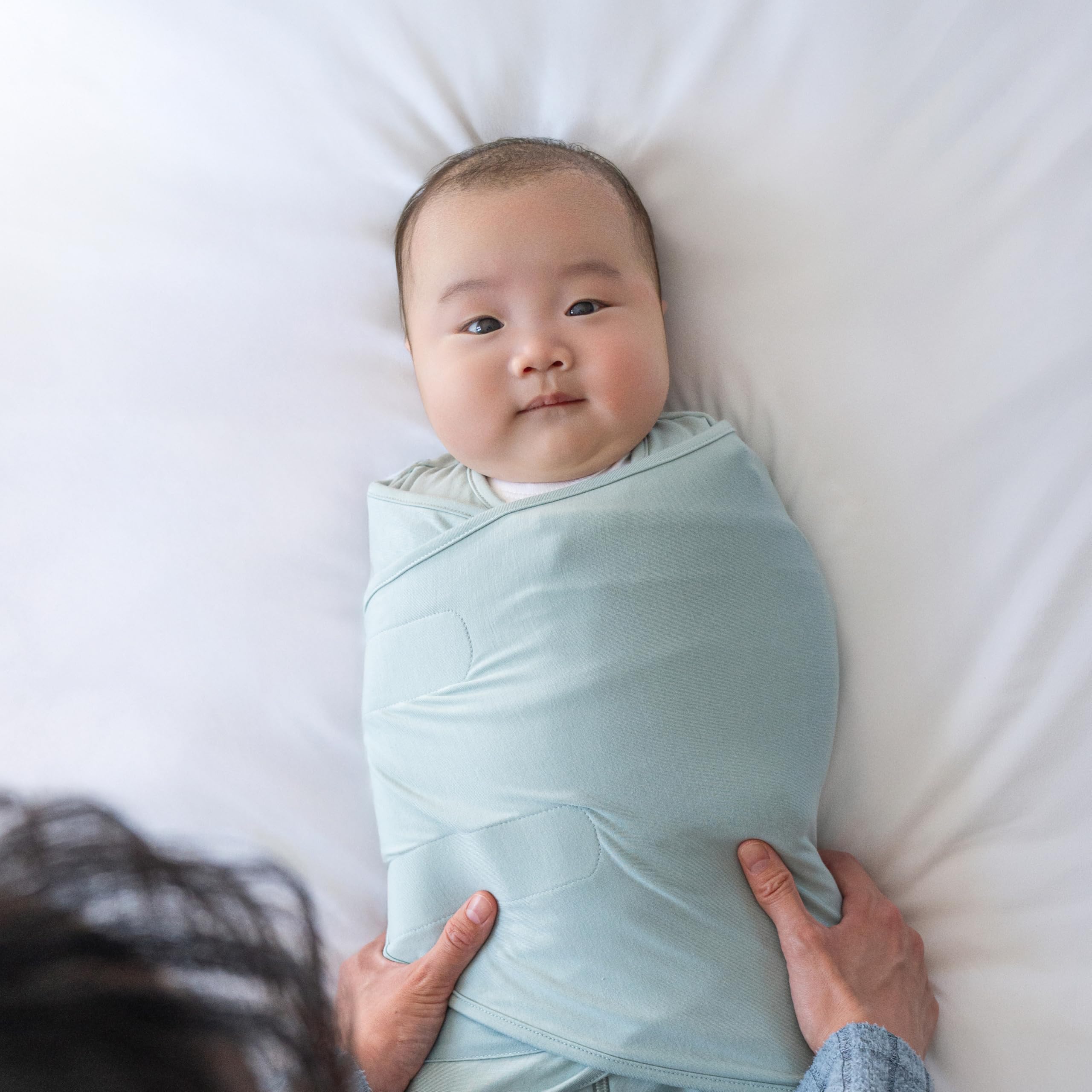 Halo SleepSack SuperSoft swaddle with 3-way design for flexible swaddling.