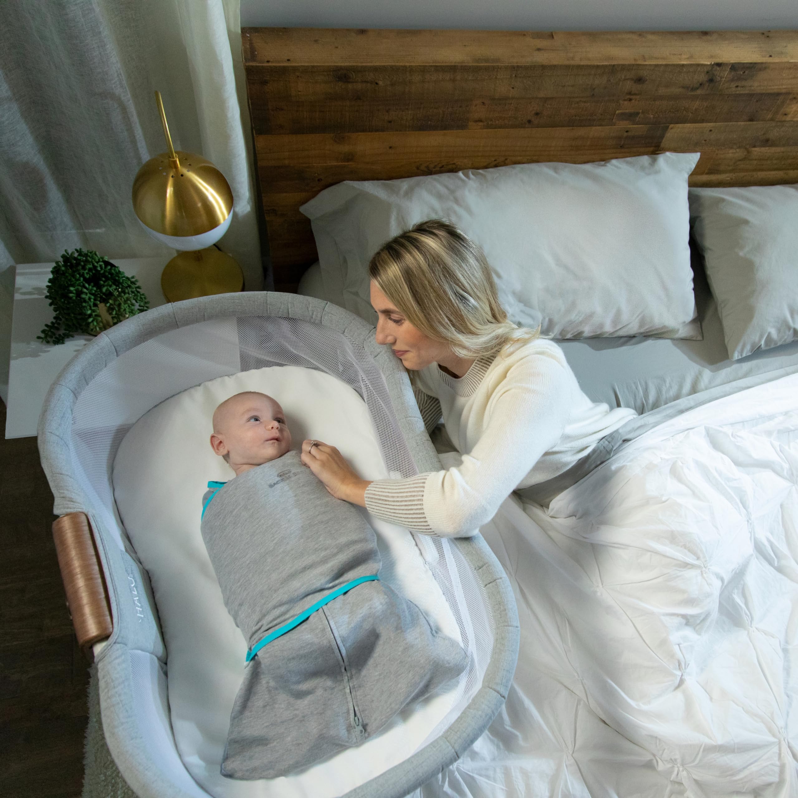 HALO SleepSack 3-in-1 swaddle adapts as baby grows.