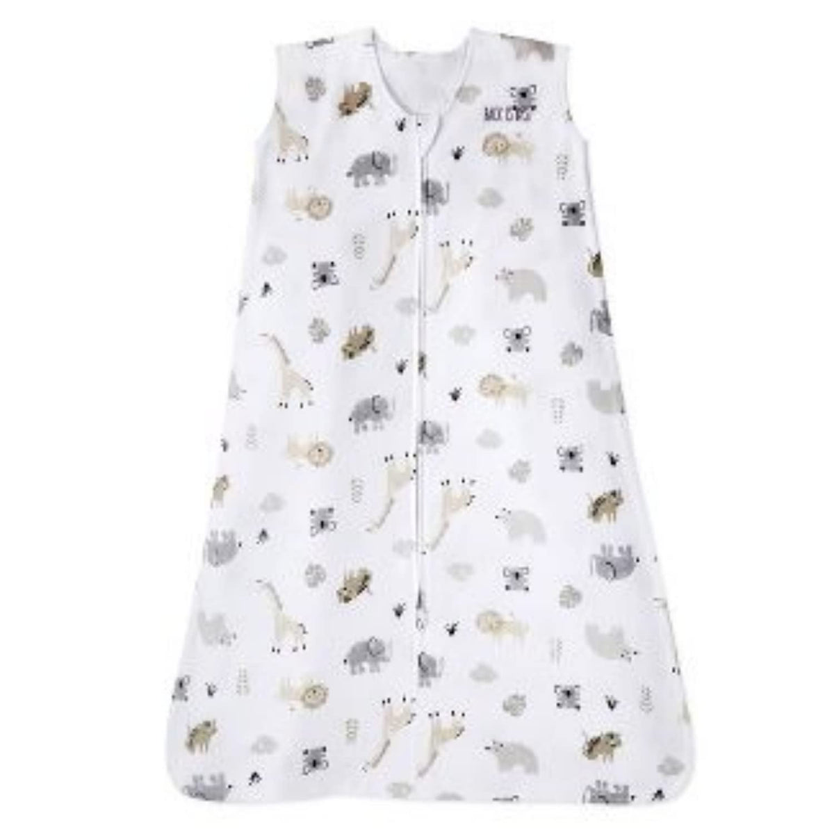 HALO SleepSack animal paint design for cozy, safe sleep and easy diaper changes.
