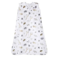 HALO SleepSack animal paint design for cozy, safe sleep and easy diaper changes.