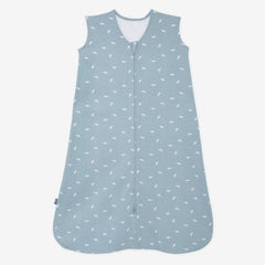 HALO SleepSack Birds pattern front view showing safe, cozy wearables for naps