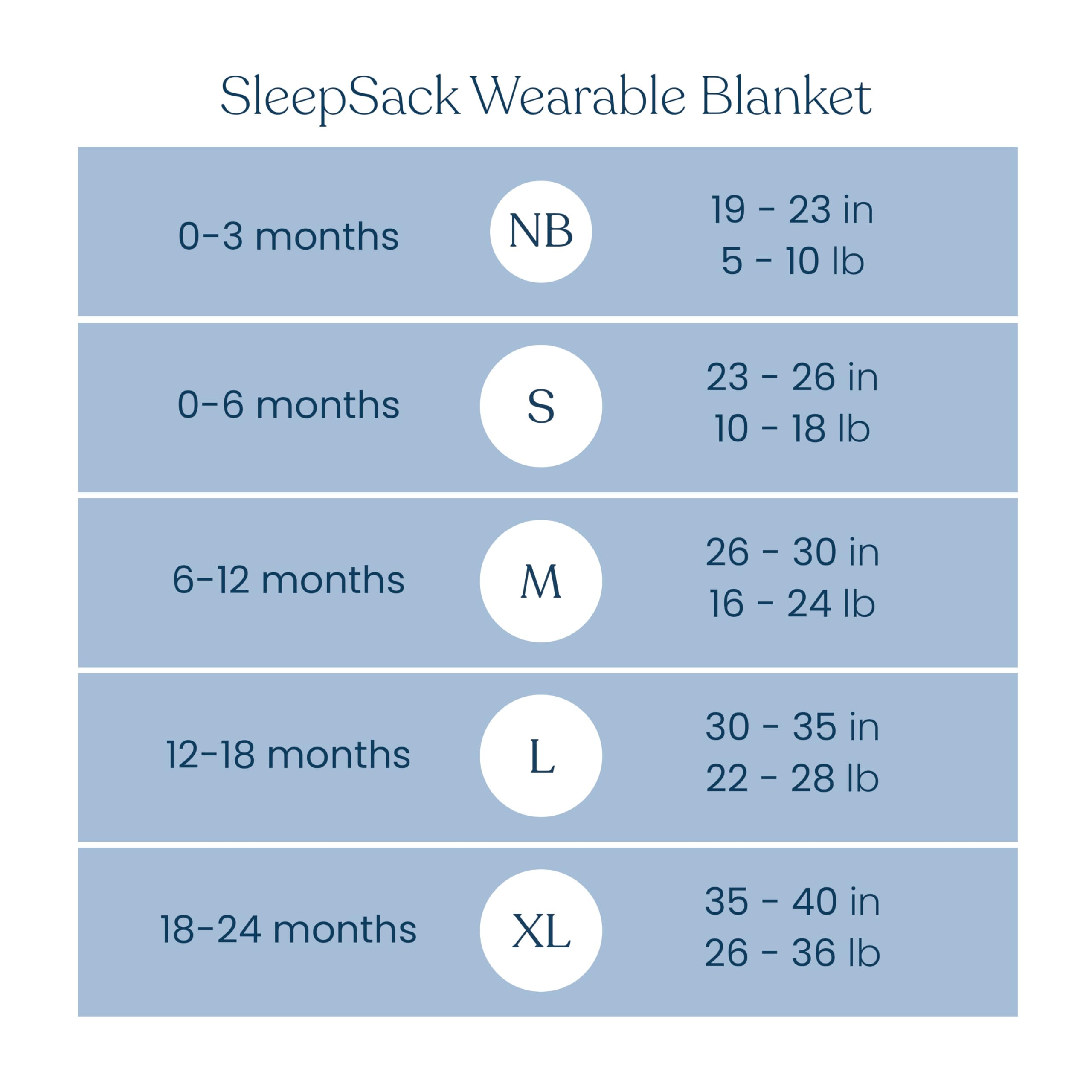 HALO SleepSack blue thyme medium 6-12 months provides secure all-night wear.