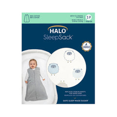 HALO SleepSack bottom zip for easy nightly diaper changes