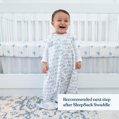 HALO SleepSack bottom zipper enables quick diaper changes.
