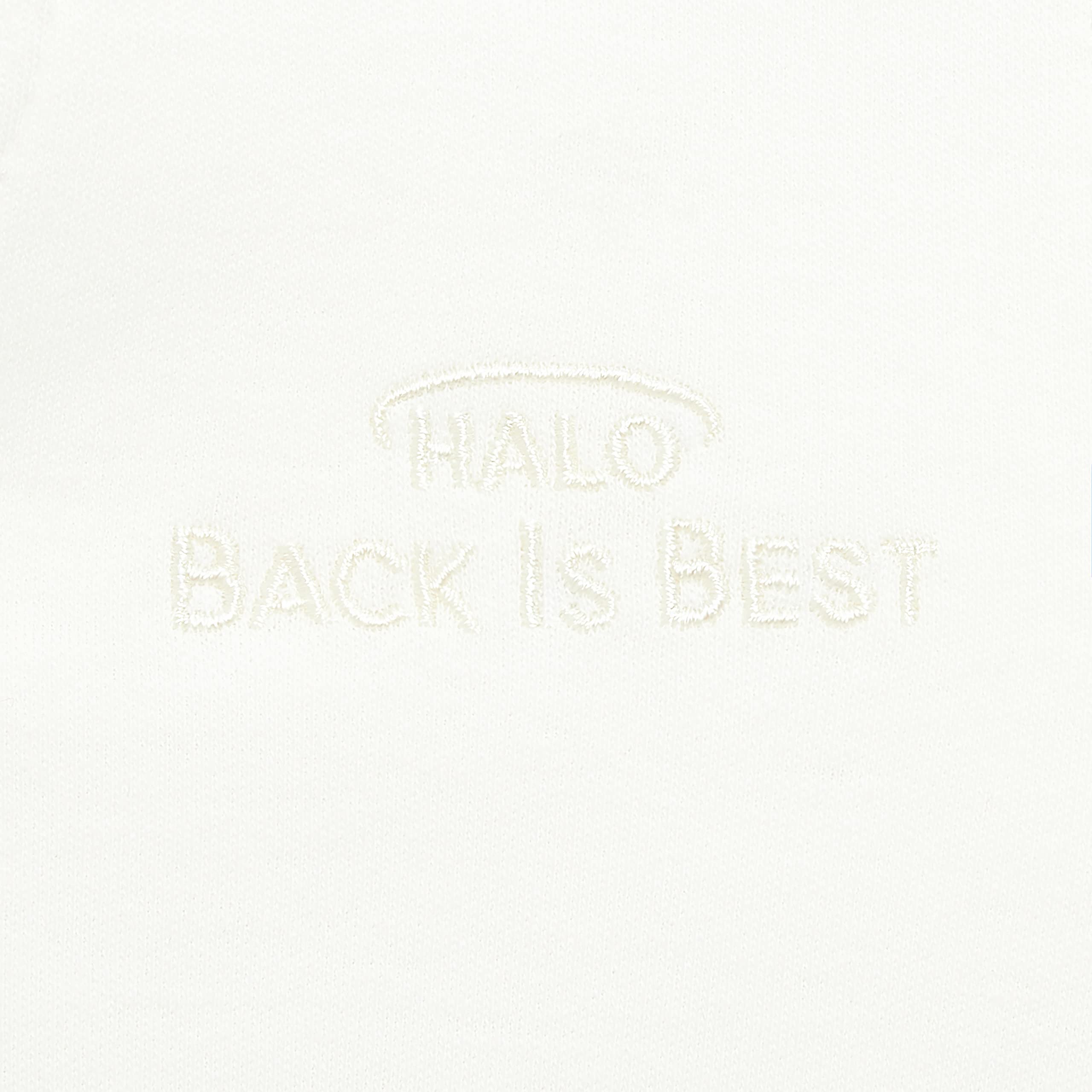 HALO SleepSack cream large fabric closeup highlights soft cotton interlock.
