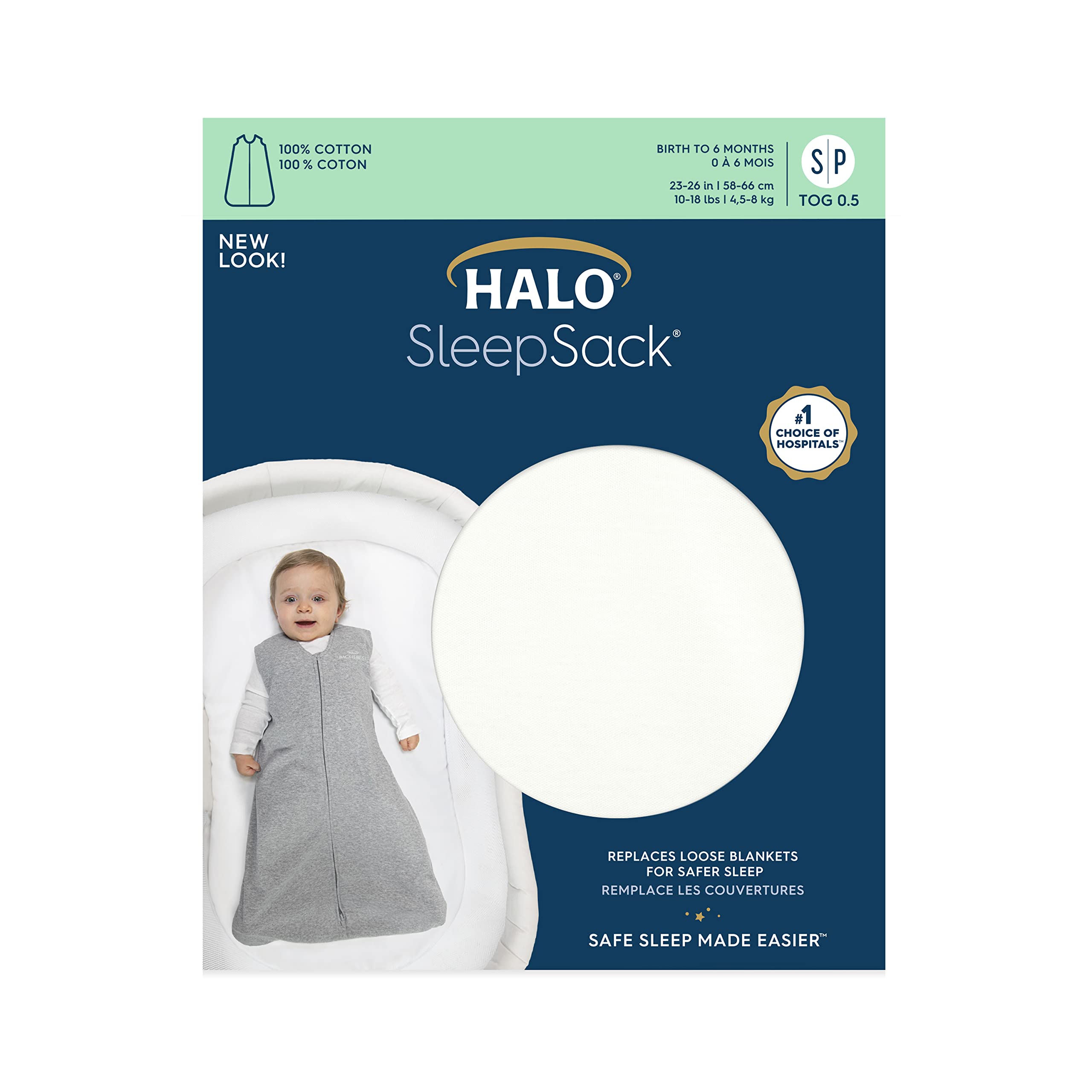 HALO SleepSack cream color in X-Large for 18-24 months