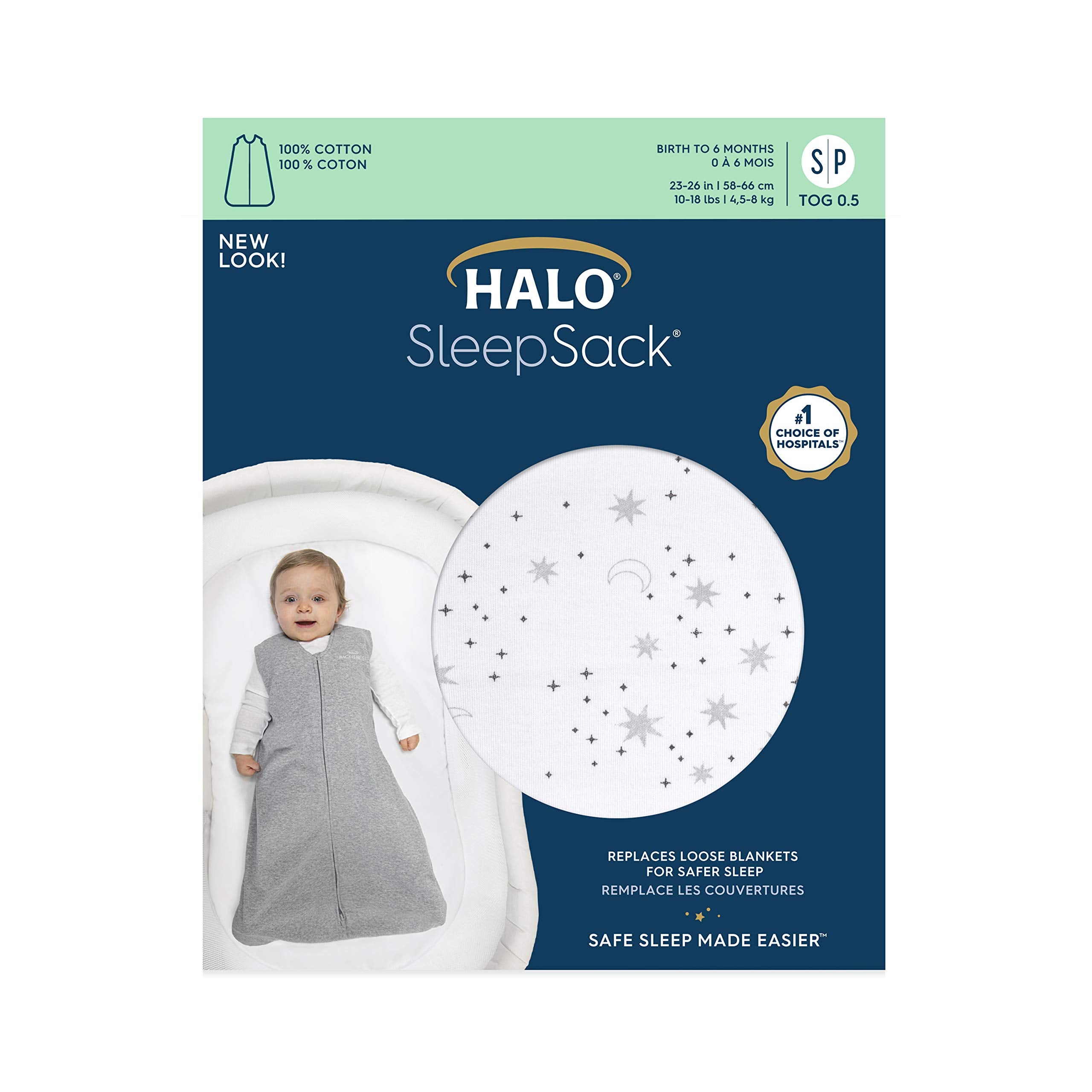 HALO SleepSack hip-friendly design supports healthy hip positioning.