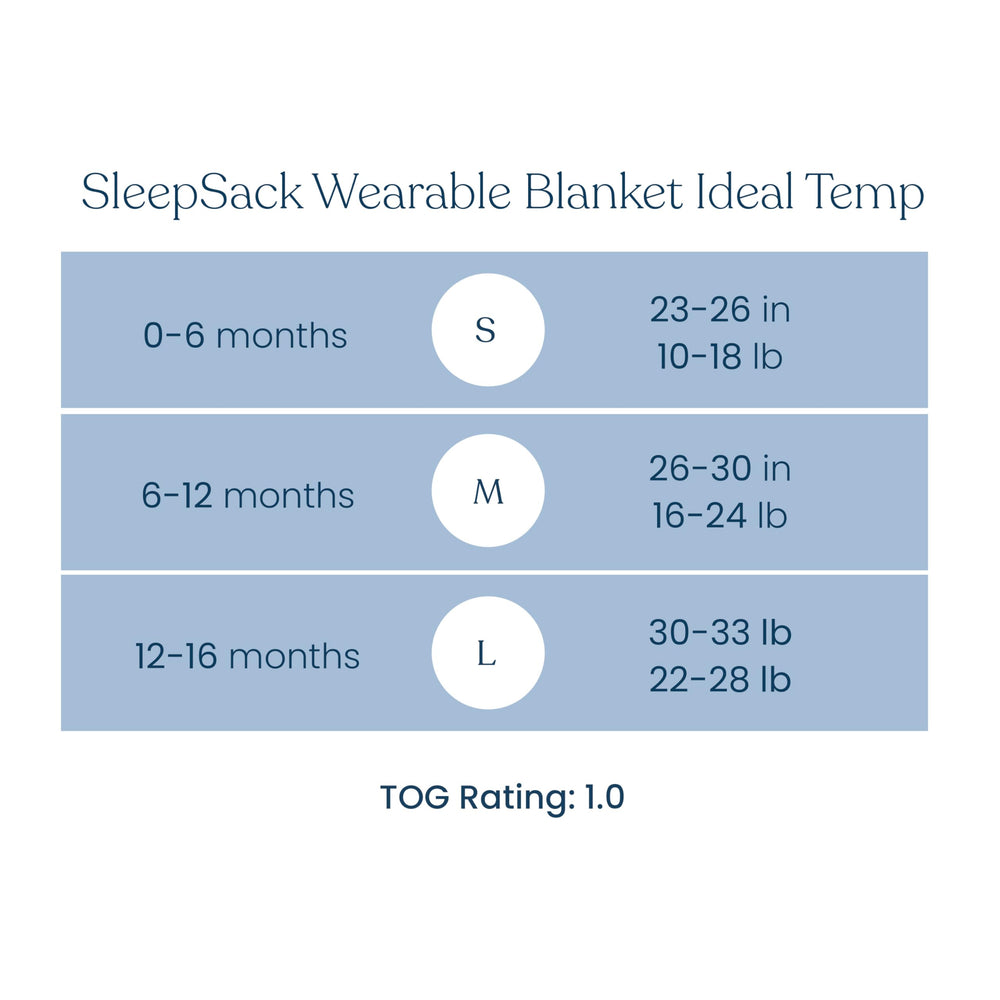 HALO Sleepsack hip-friendly design supports healthy hip development.