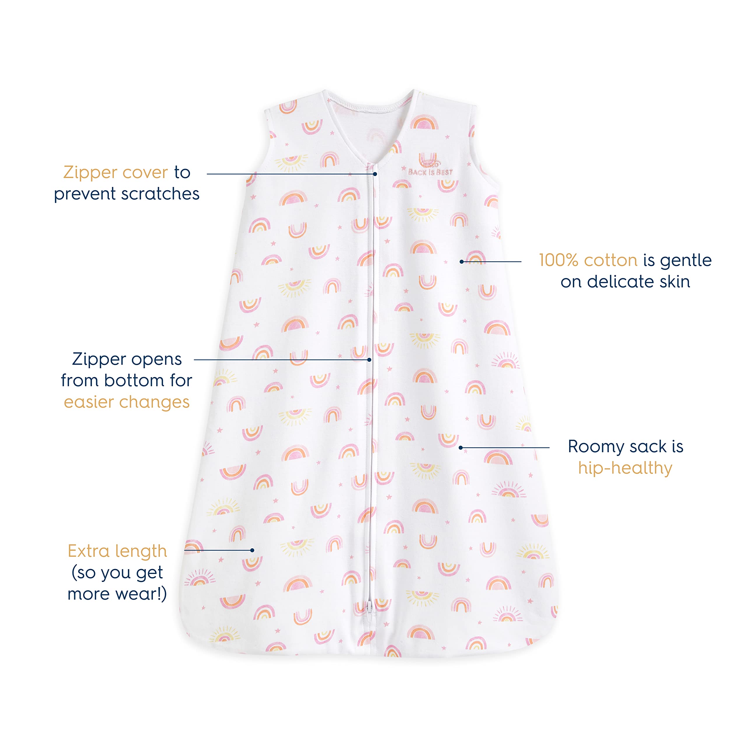 HALO Sleepsack hospital-use safety standard trusted by nurses