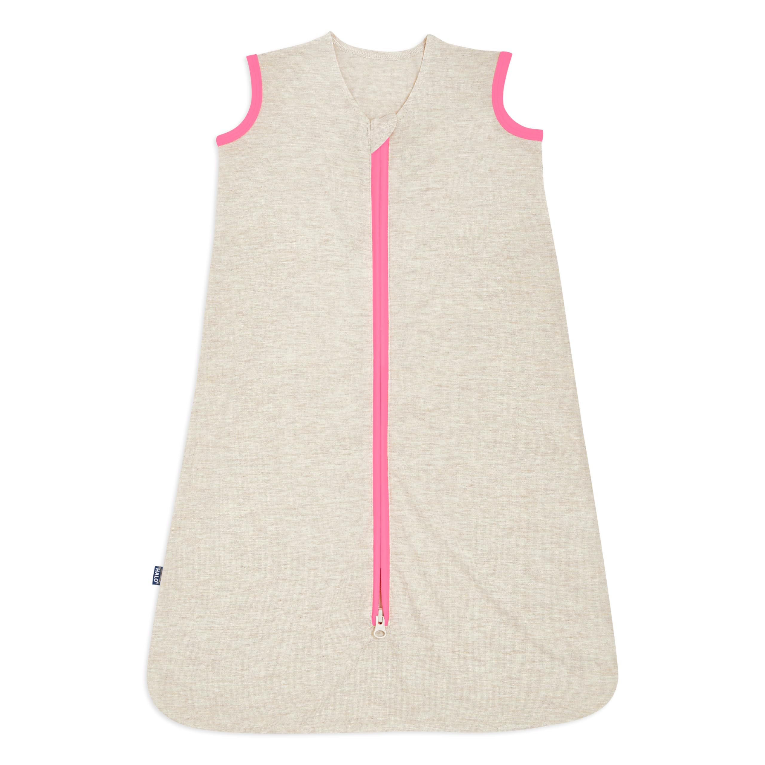 HALO Sleepsack Ideal Temp front view promotes comfortable, regulated baby warmth.
