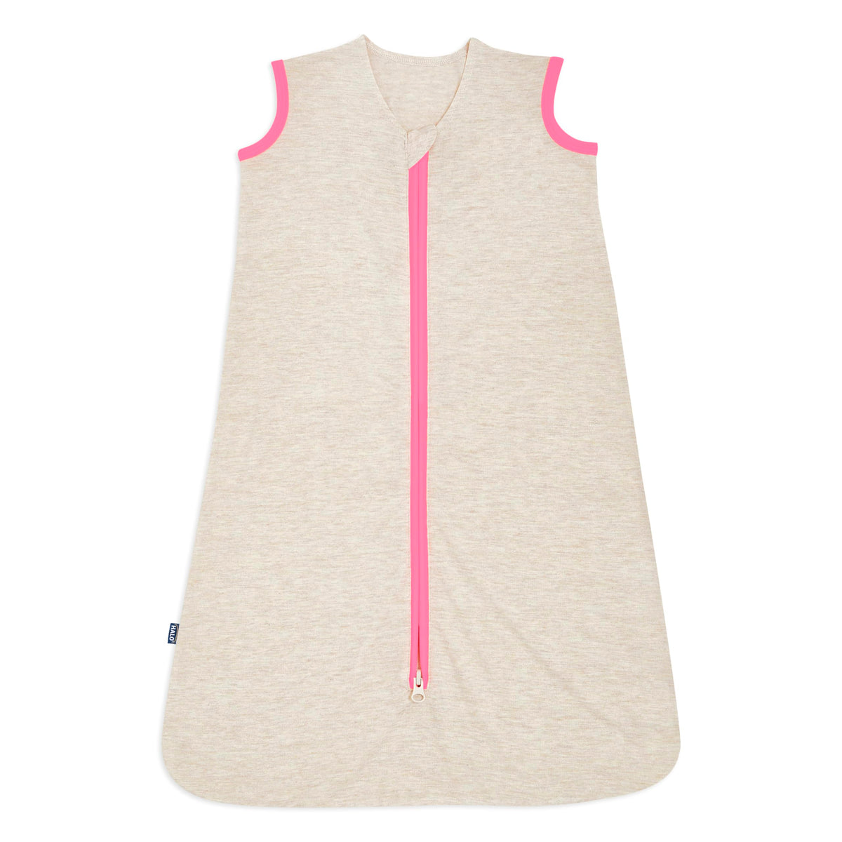 HALO Sleepsack Ideal Temp front view promotes comfortable, regulated baby warmth.