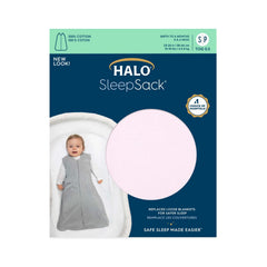 HALO Sleepsack inverted zipper design for easy diaper changes.