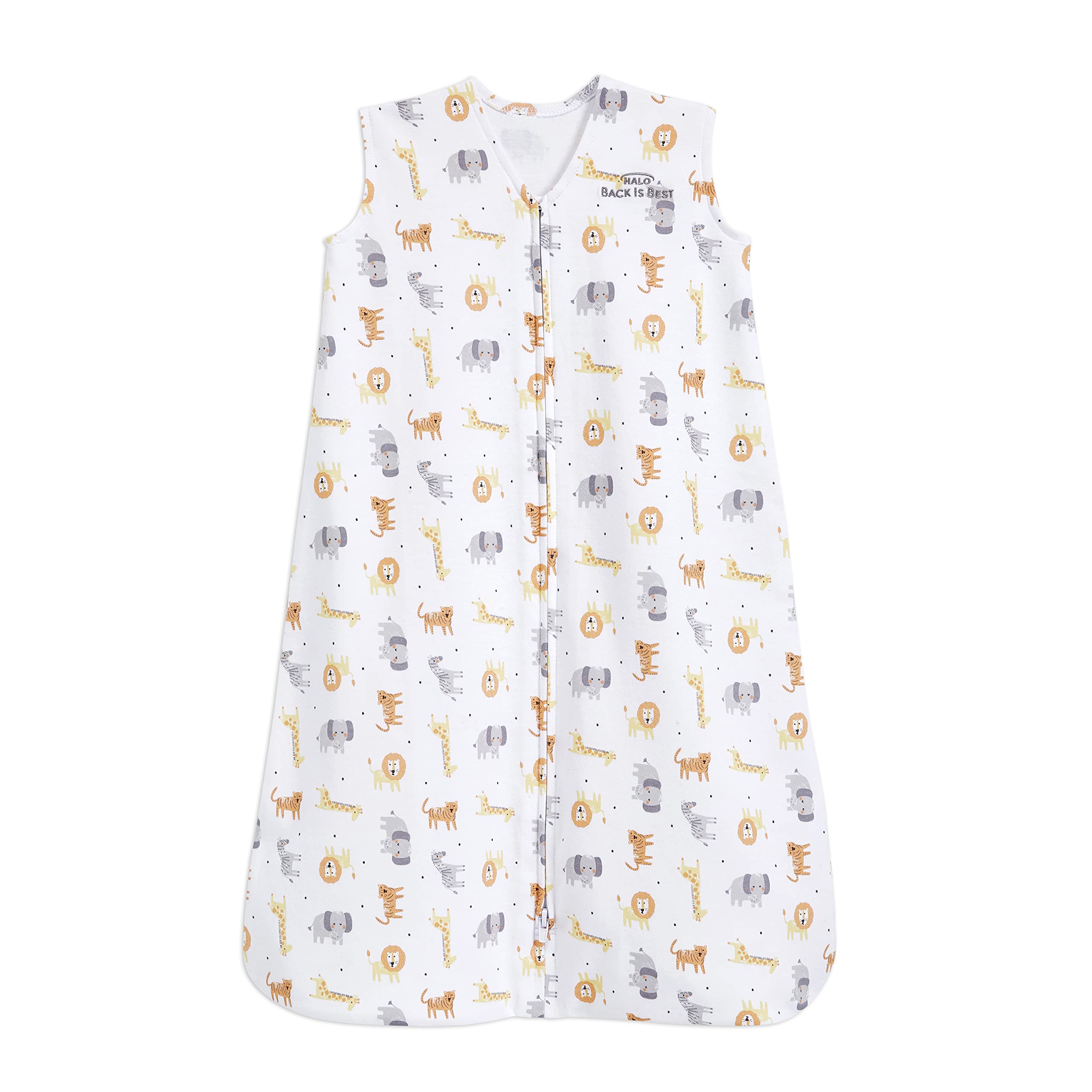 HALO SleepSack Jungle Cotton fabric, soft and breathable for comfy nights.
