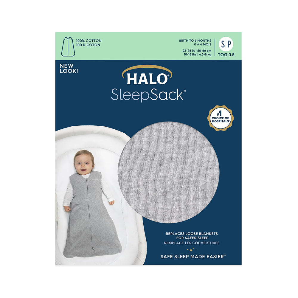 HALO SleepSack medium size fits babies 6-12 months securely.