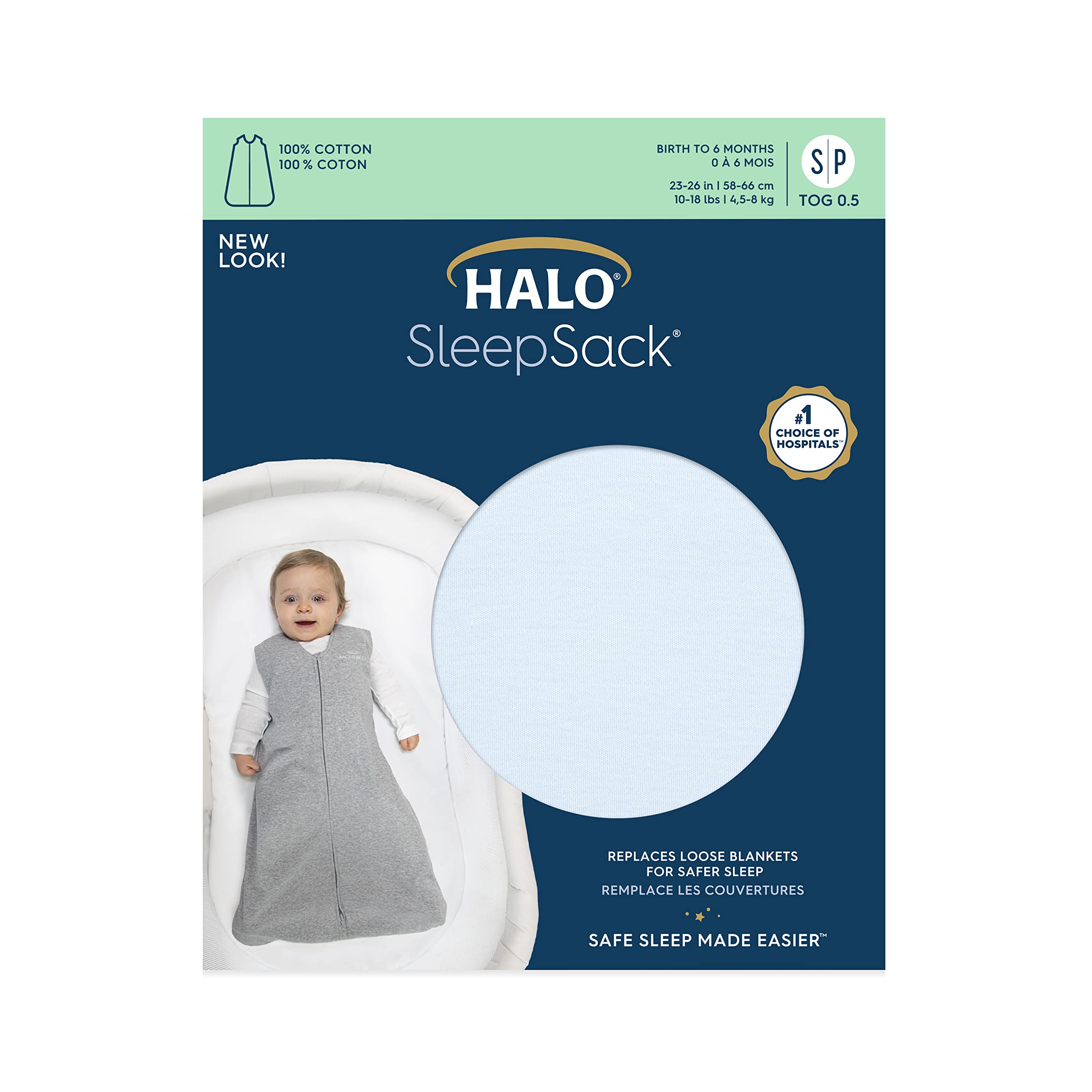 HALO SleepSack medium size fits 6-12 month olds comfortably