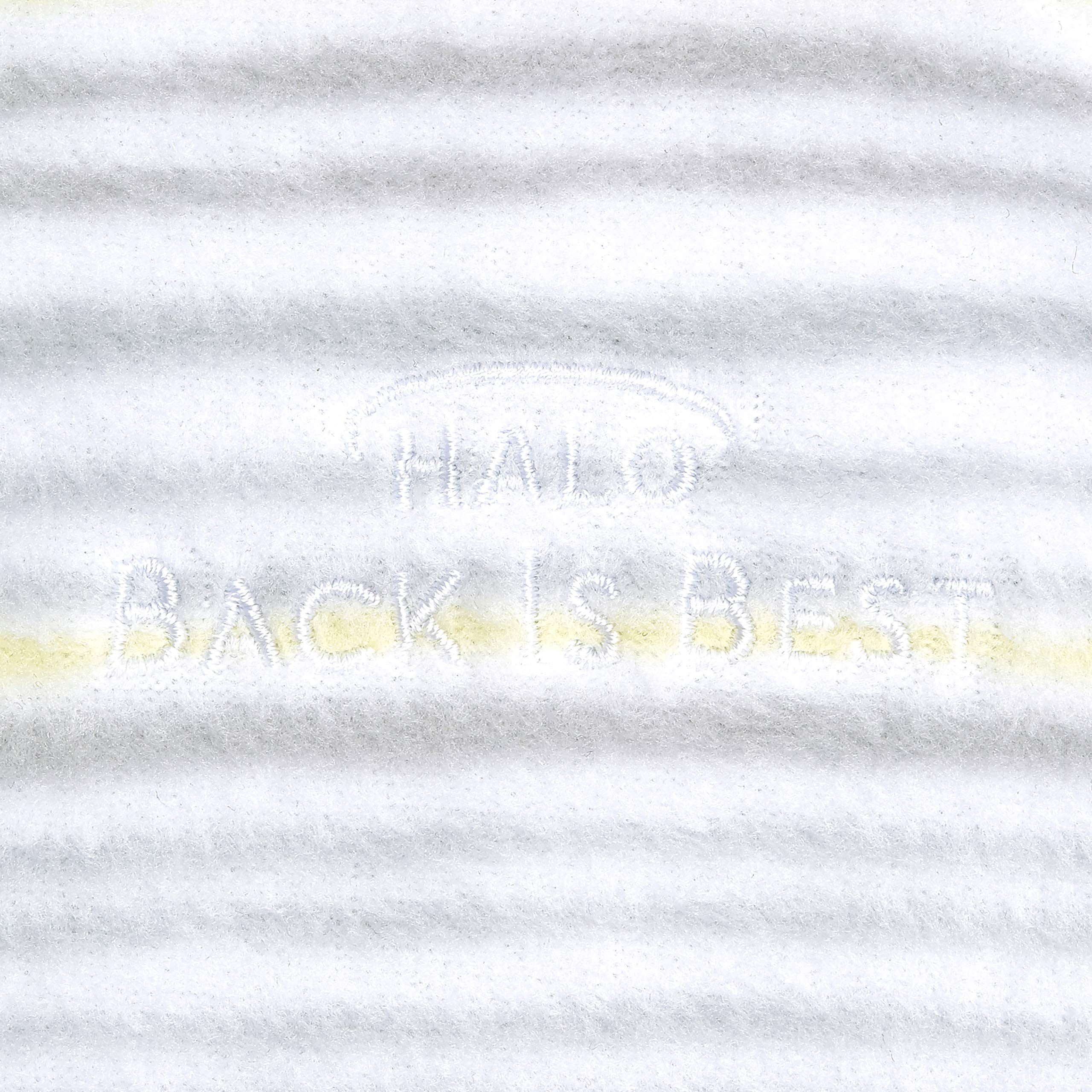 Halo Sleepsack Micro Fleece neckline guard protects the neck area with soft edge.