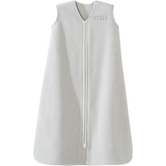HALO Sleepsack front view in grey showing wearable warmth for safe sleep