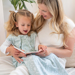 HALO SleepSack Sage Woodland bottom-zipper enables quick diaper changes