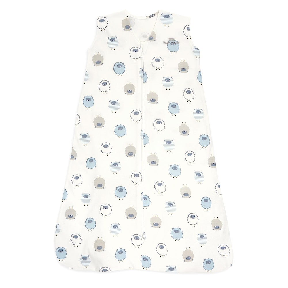 HALO SleepSack with sleepy sheep design for cozy safe sleep
