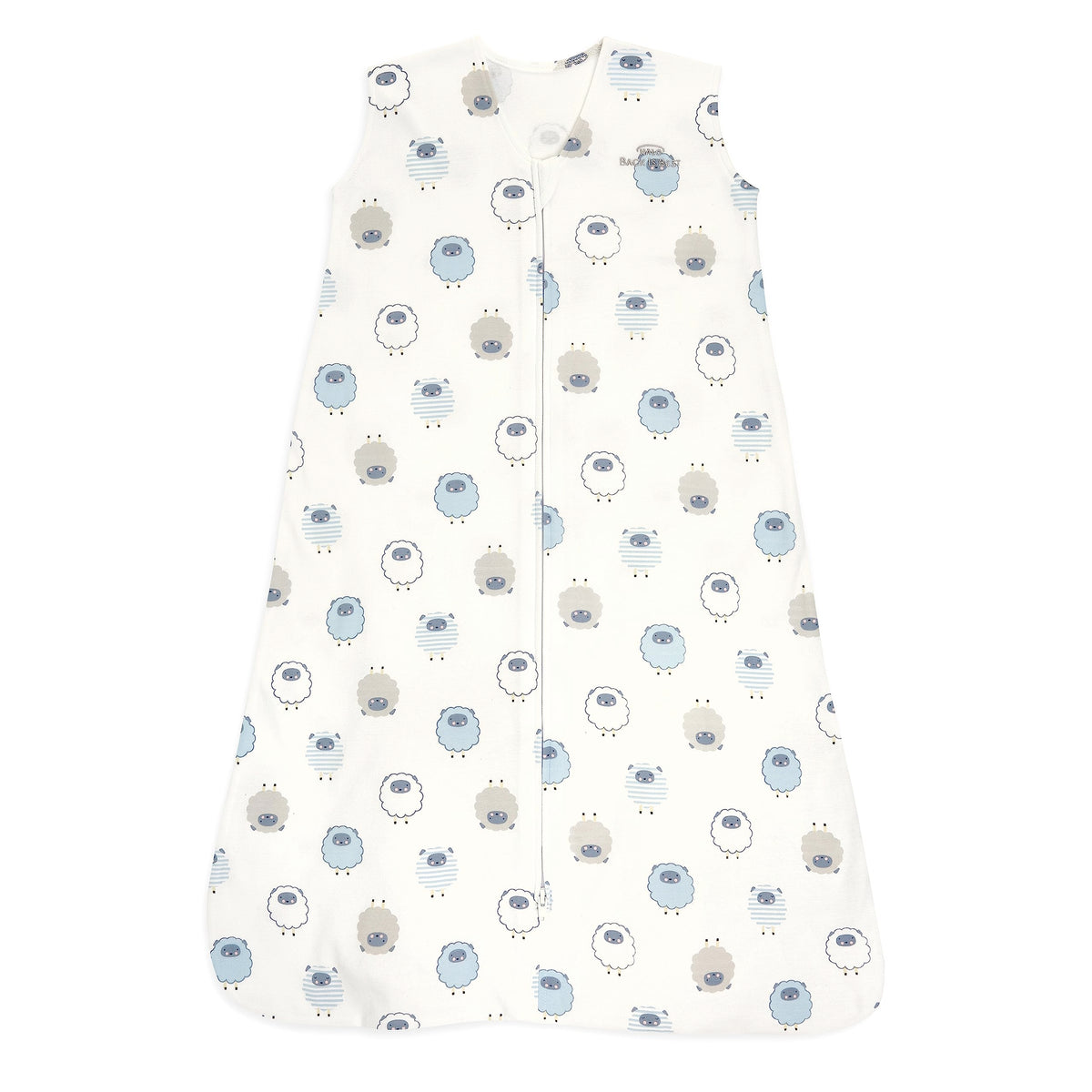 HALO SleepSack with sleepy sheep design for cozy safe sleep