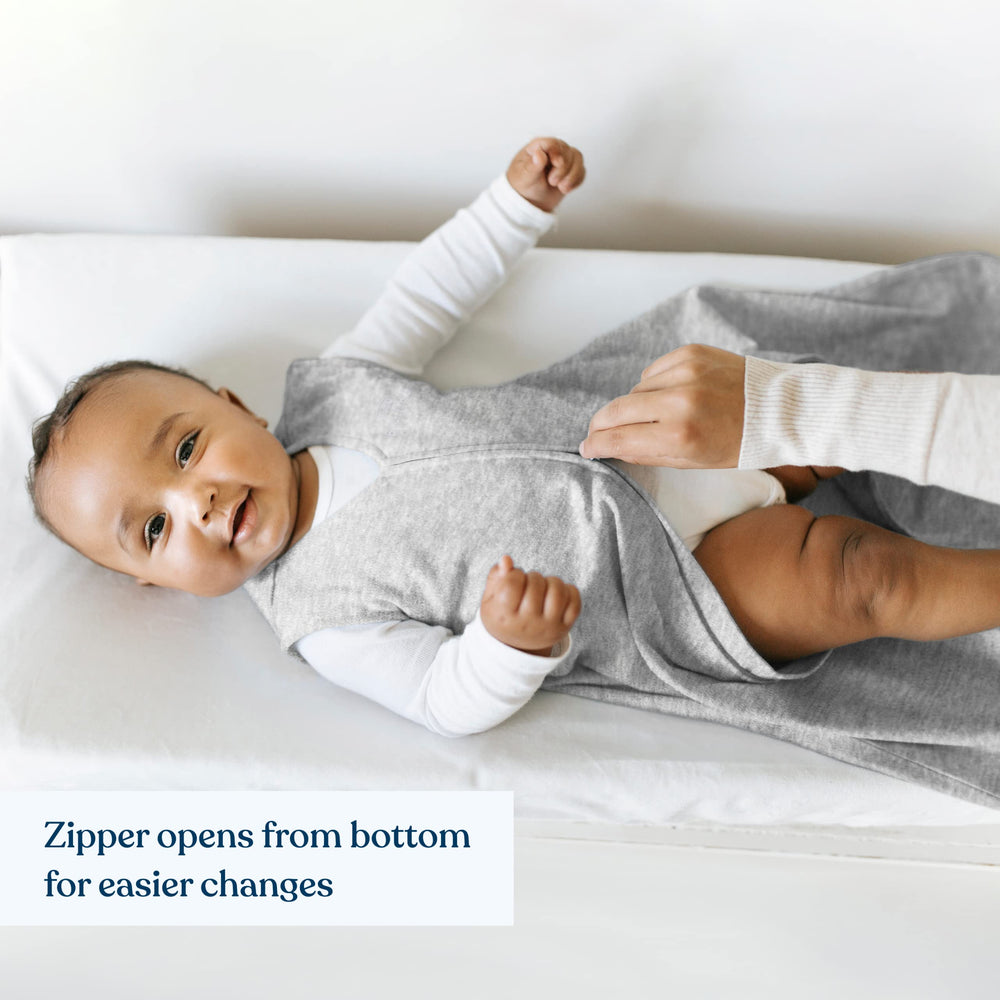 HALO SleepSack soft cotton fabric highlighting breathability and gentle touch.