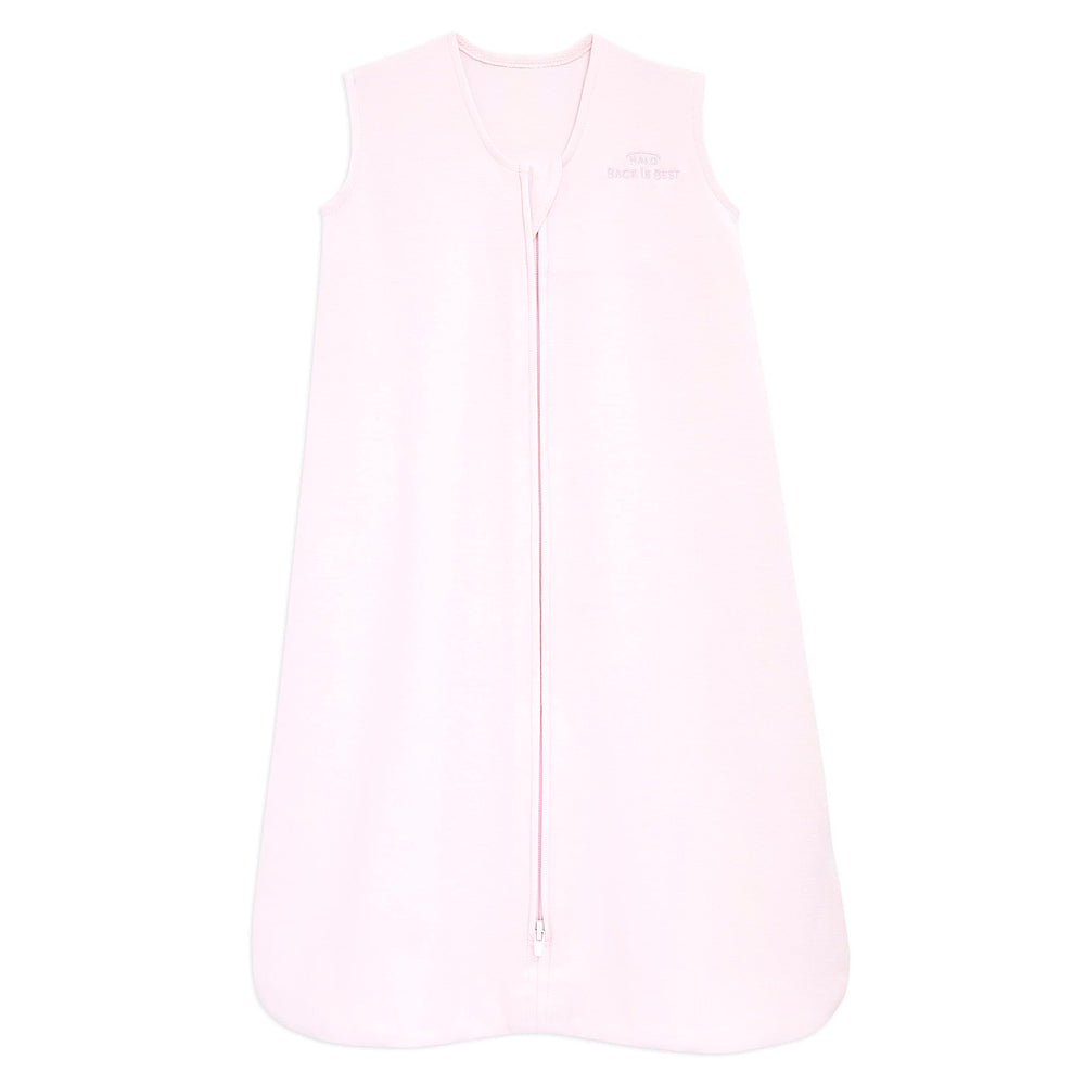 HALO SleepSack wearable blanket in soft pink for secure warmth and uninterrupted sleep