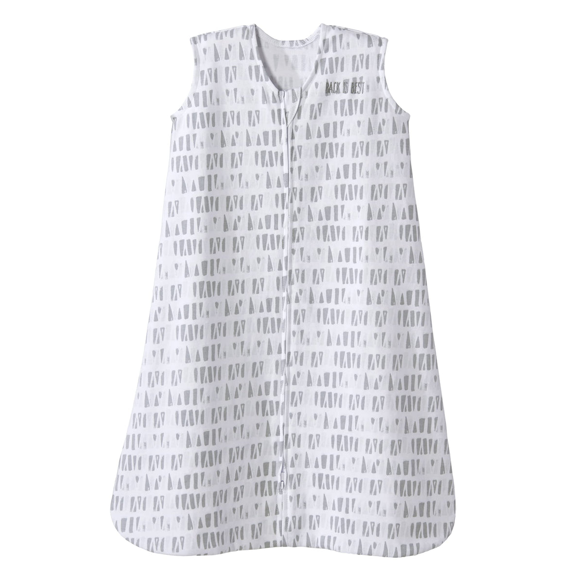 HALO SleepSack squares pattern keeps baby cozy and secure through the night.