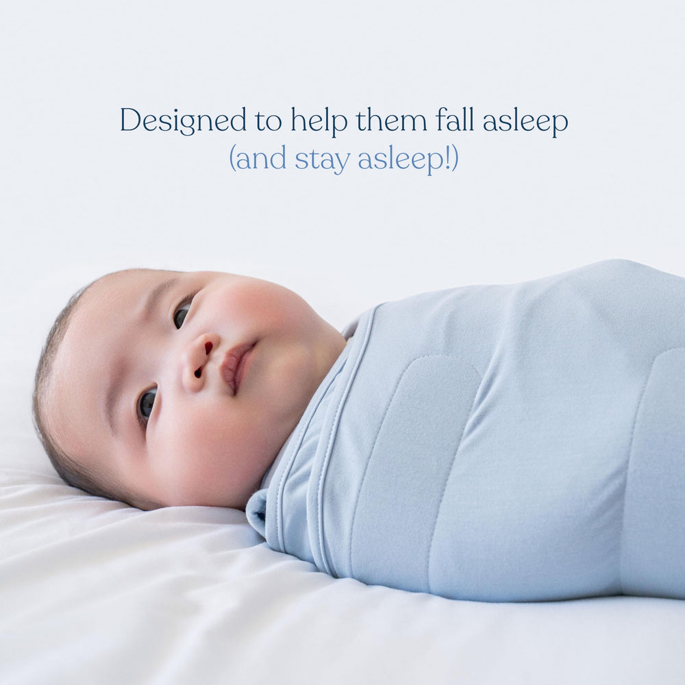 HALO SleepSack SuperSoft arms-out swaddle demonstrates versatile sleep positioning