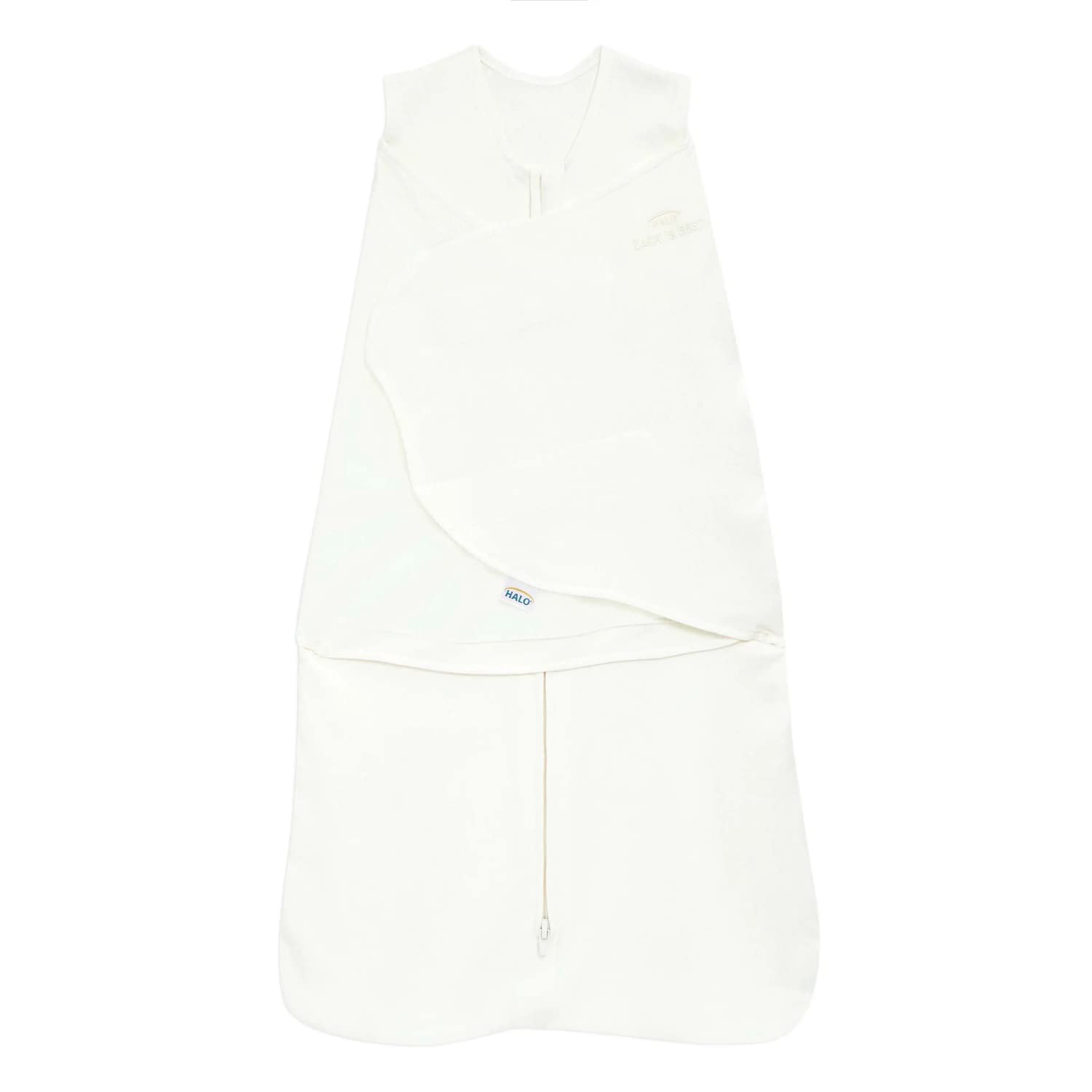 HALO Sleepsack Swaddle arm-in option offers secure newborn swaddling and comfort.