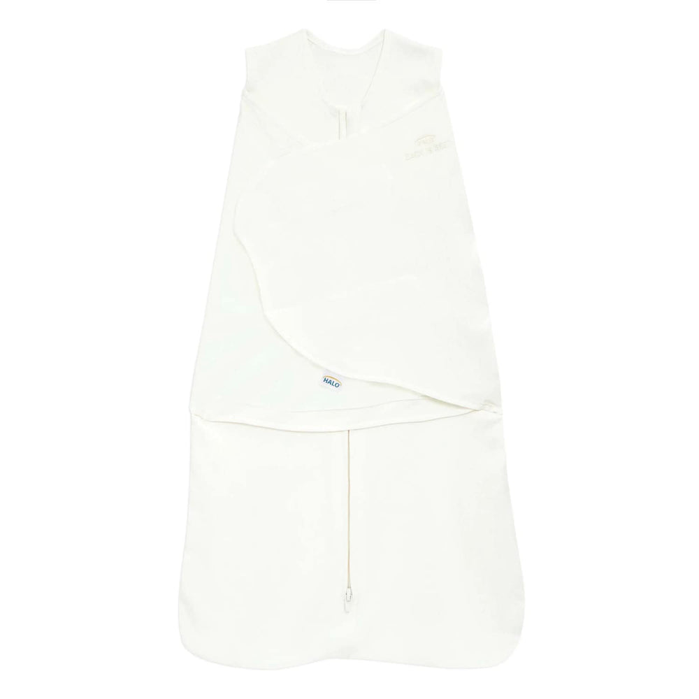 HALO Sleepsack Swaddle arm-in option offers secure newborn swaddling and comfort.