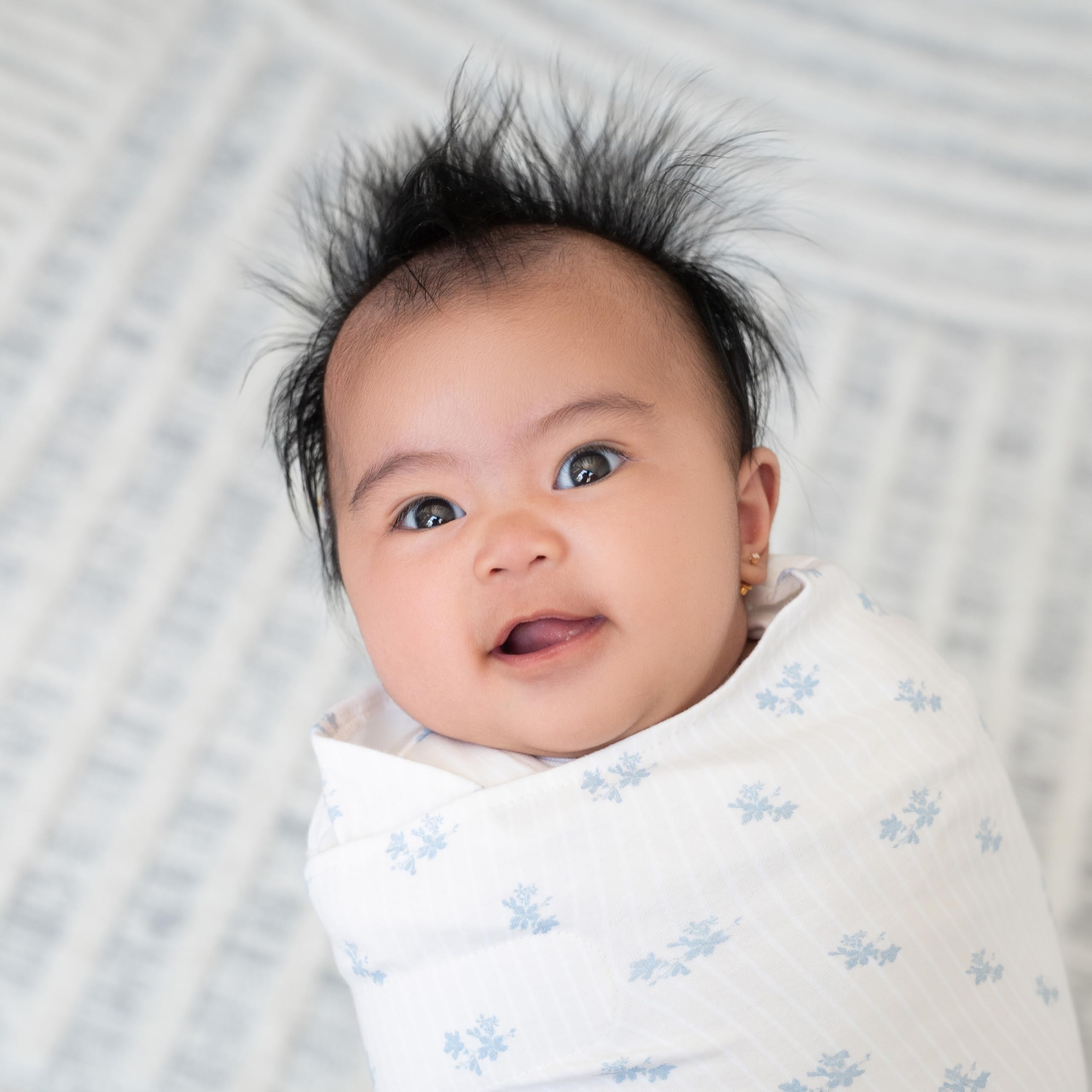 HALO Sleepsack Swaddle arms-in fit highlighting secure swaddle