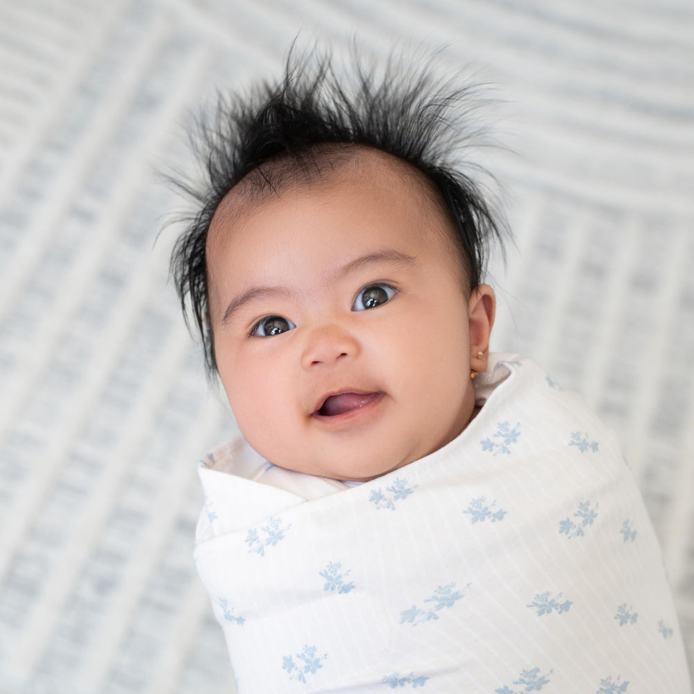 HALO Sleepsack Swaddle arms-in fit highlighting secure swaddle