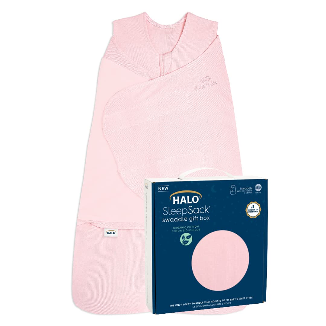 HALO Sleepsack Swaddle arms in for secure, cozy newborn sleep.