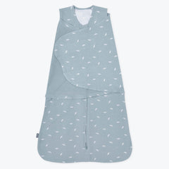 HALO Sleepsack Swaddle birds small front view, safe and cozy for infants aged 3-6 months.