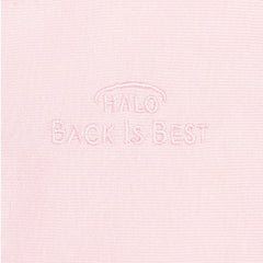 HALO Sleepsack Swaddle inverted zipper enables easy diaper changes and scratch protection.